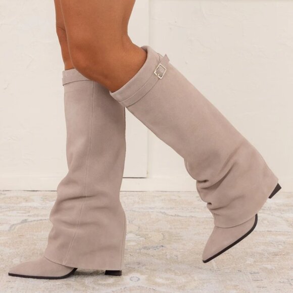 Free People Fold Over Boot "NEW" - Picture 16 of 16